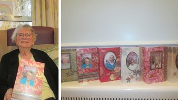 Leeds care home create keep in touch cards